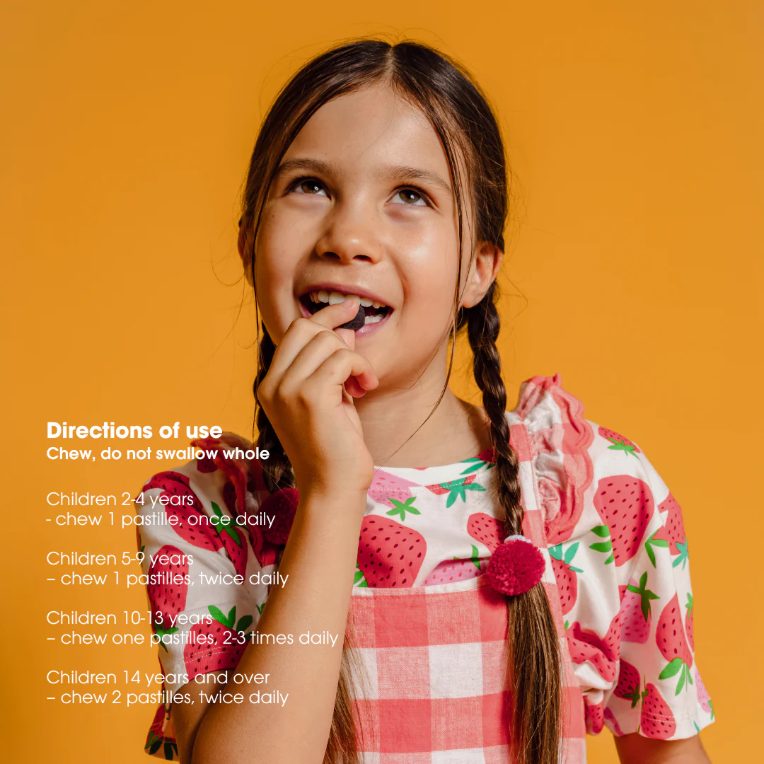 Elderberry Immune Gummies Supplement for Kids, with Echinacea + Zinc, 60 Gummies